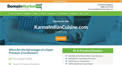 Desktop Screenshot of karmaindiancuisine.com