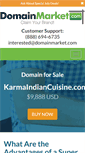 Mobile Screenshot of karmaindiancuisine.com