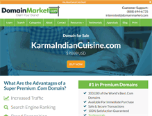 Tablet Screenshot of karmaindiancuisine.com